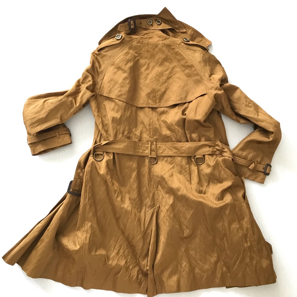 💥sold 💥BURBERRY Iridescent Trench Coat - (size US6) - Picture 10 of 17